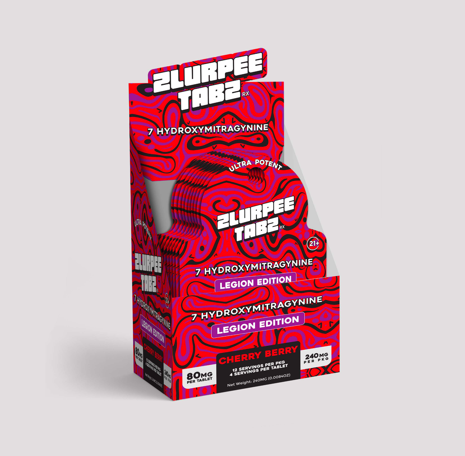 80 MG - CHERRY BERRY - 7 HYDROXY